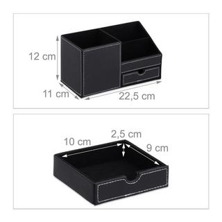 B2X Schreibtischorganisation in Lederoptik  