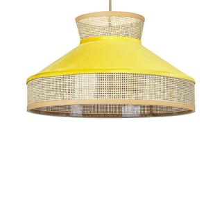 Beliani Lampe suspension en Rotin Moderne BATALI  