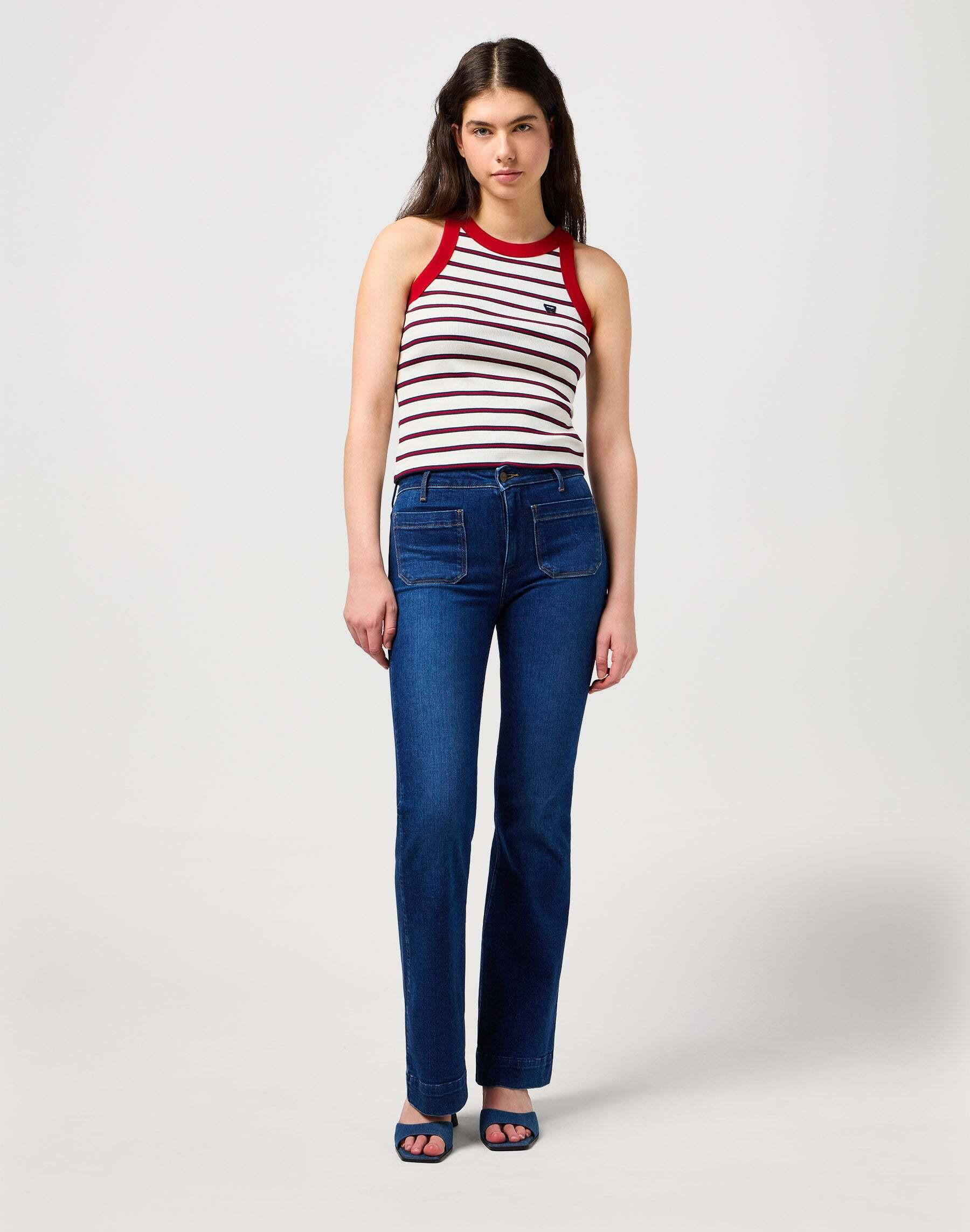 Wrangler Flare Mid Rise Jeans  
