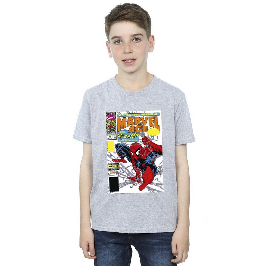 MARVEL  Age Maglietta Ragno Copertina Fumetti 