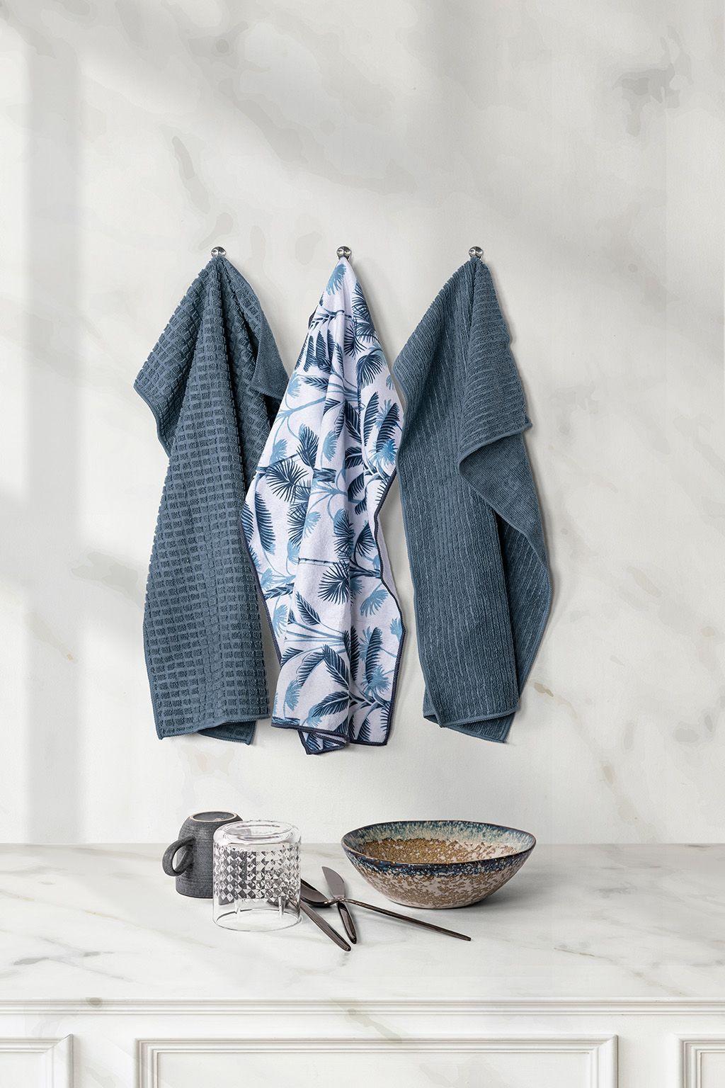 Tiseco Torchon de cuisine ESSENTIAL, lot de 3  