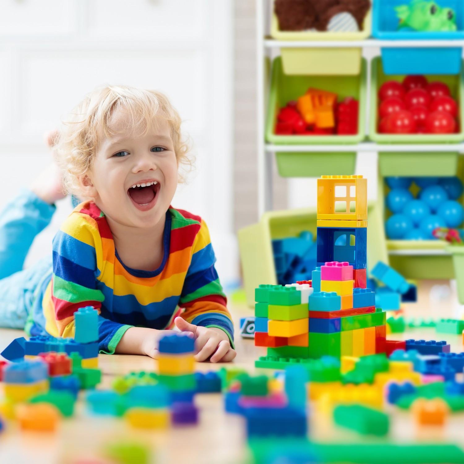 B2X Etagère pour enfants avec 9 tiroirs et motif  