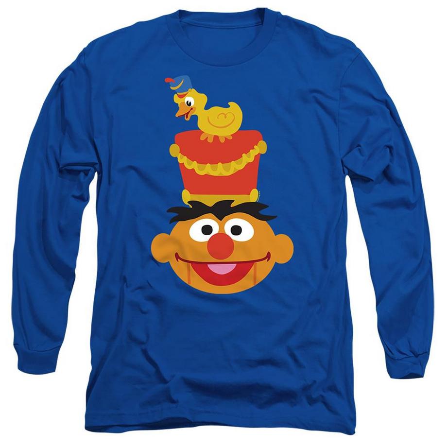 T-ShirtManches Longues Noël Motif Ernie Motiftyle Cassenoisette