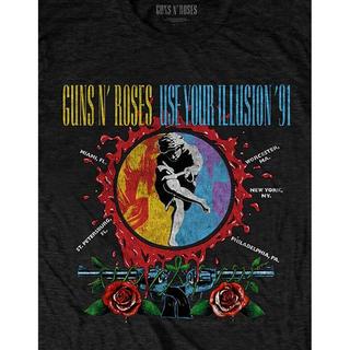 Guns N Roses Guns N' Roses Use Your Illusion '91 T-Shirt Stampa Grafica  