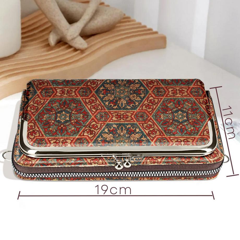 Avizar Borsetta Telefono EcoCork Sughero Motivo Mandala  