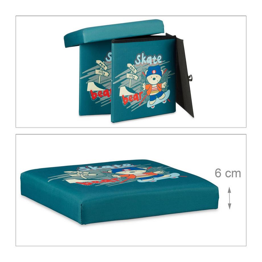 B2X  Kinderhocker mit Stauraum 