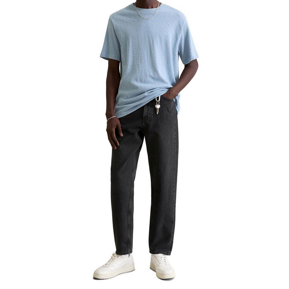 Marc O'Polo Denim T-shirt  Pack de 1 Confortable à porter-T-Shirt, SSL, Logo Print, Reg  
