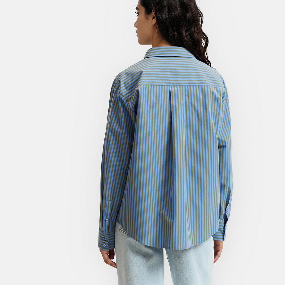 La Redoute Collections Gestreiftes Baumwollhemd  
