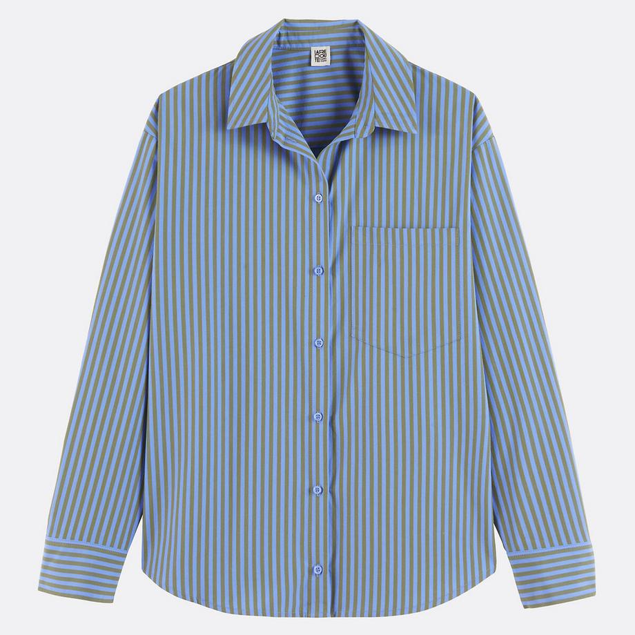 La Redoute Collections Gestreiftes Baumwollhemd  