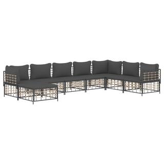 VidaXL Garten lounge set poly-rattan  