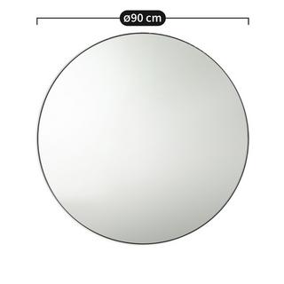 La Redoute Intérieurs Miroir rond en métal acier Ø90 cm  