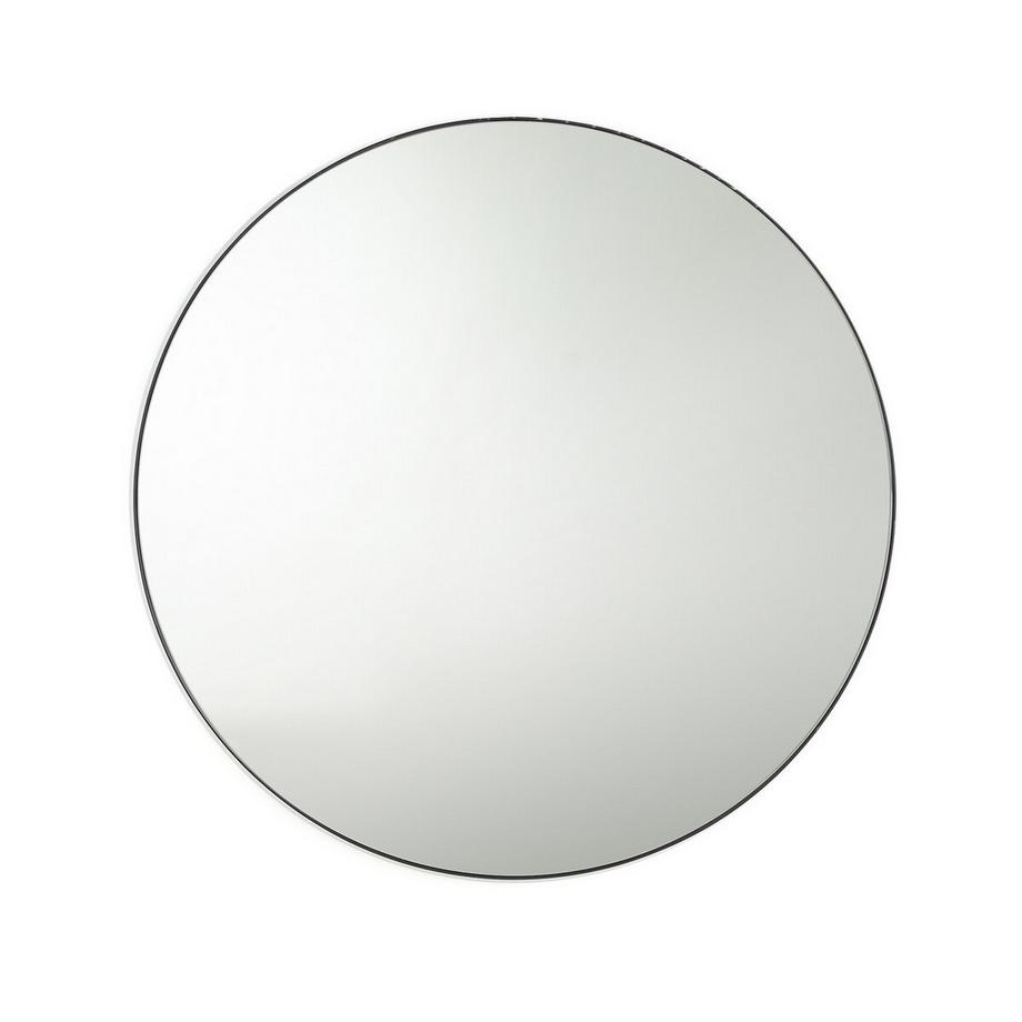 Miroir rond en métal acier Ø90 cm