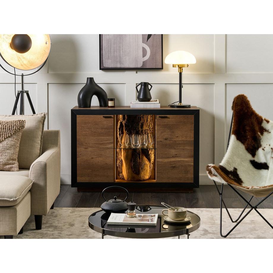 Beliani Schrank aus MDF-Platte Boho MARANA  