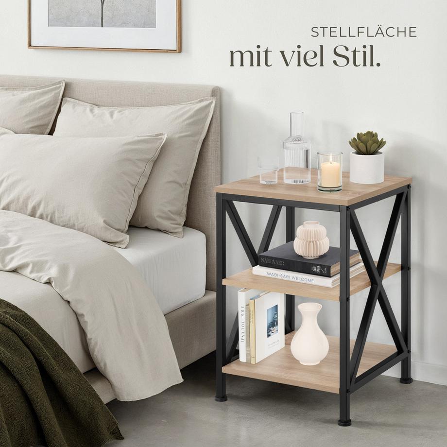 Tectake Tavolino Nottingham  Stile industriale  