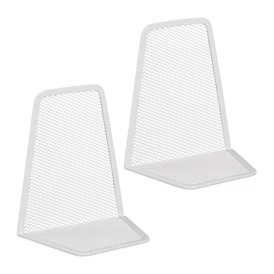 B2X - Buchstütze aus Metall - 2er-Set, 15cm