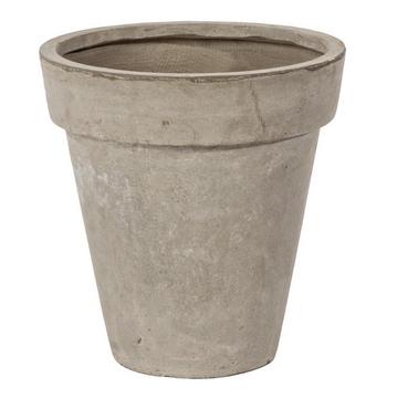 Vase Cement Klassisch Sand 38H