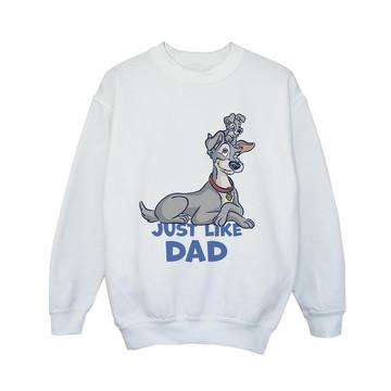 Lady And The Tramp Just Like Dad Sweatshirt