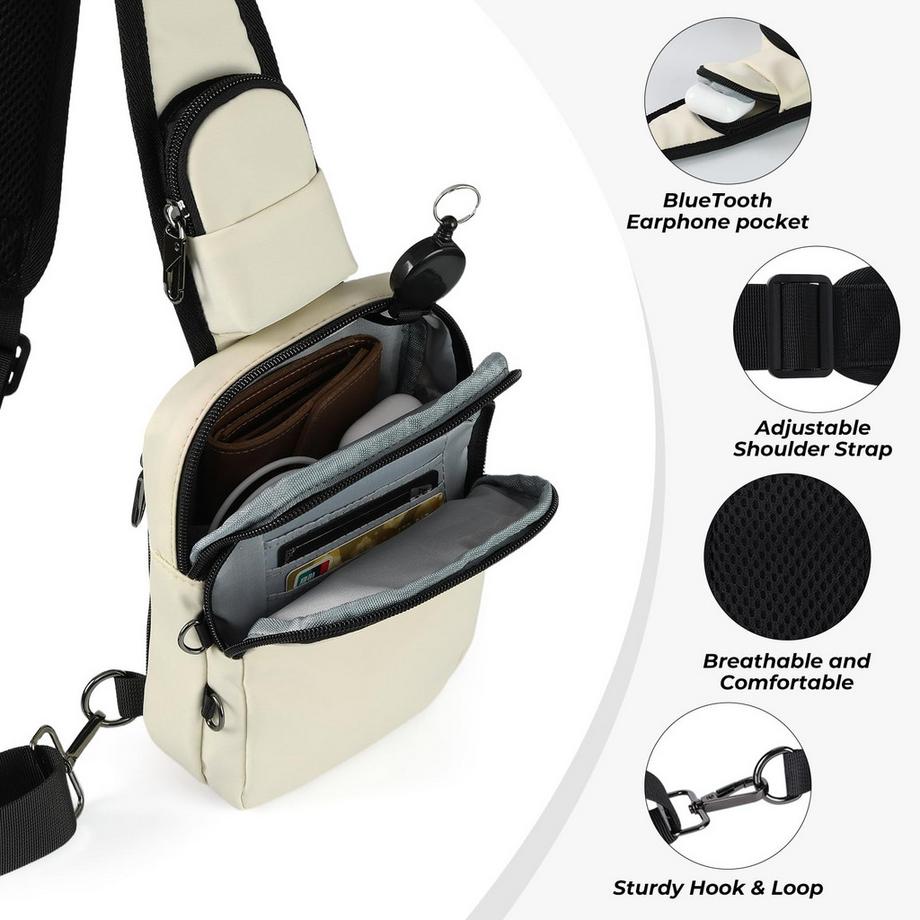 Only-bags.store Sac à Bandoulière Antivol avec Bretelle Réglable  