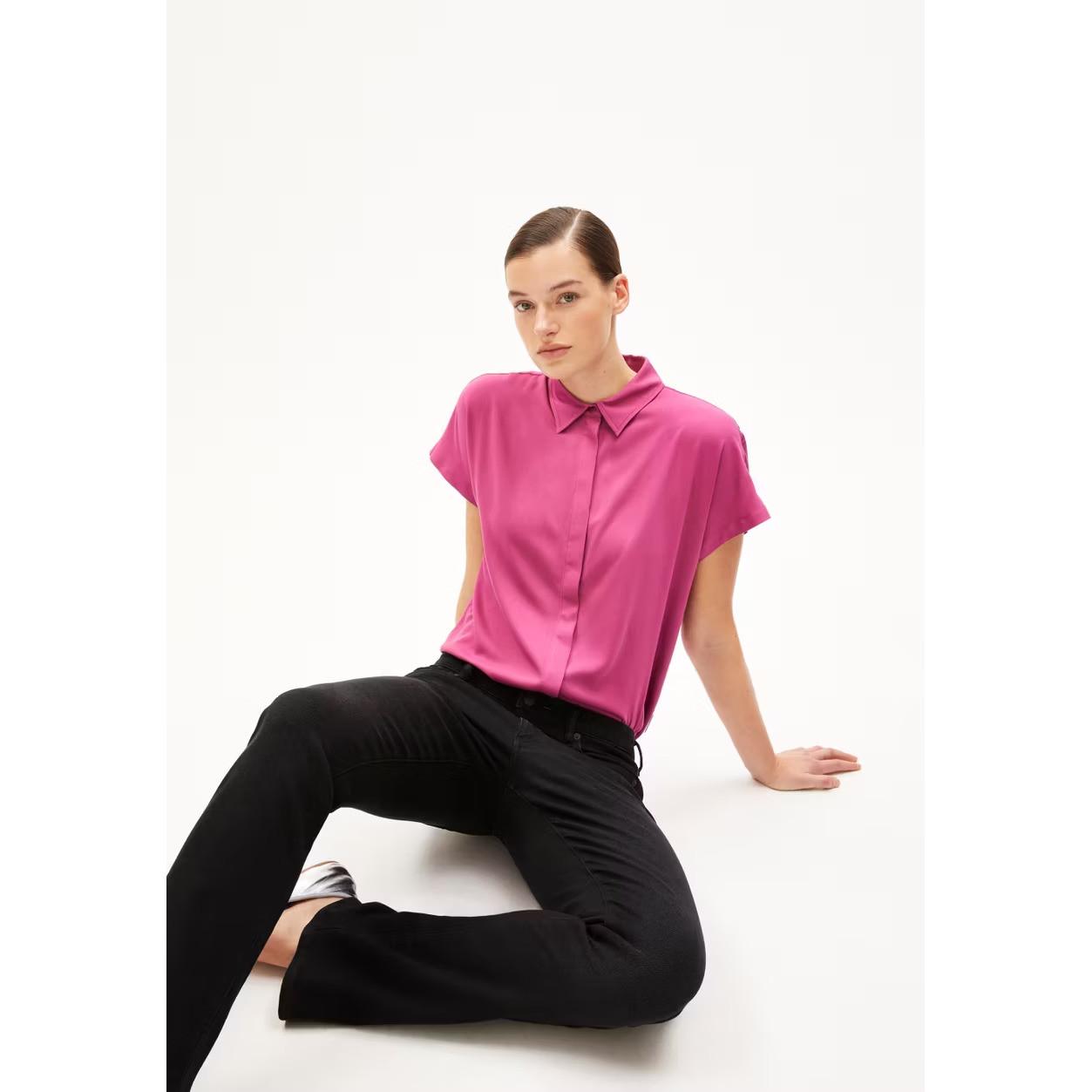 ARMEDANGELS Arisaana Chemise à Manches Courtes  