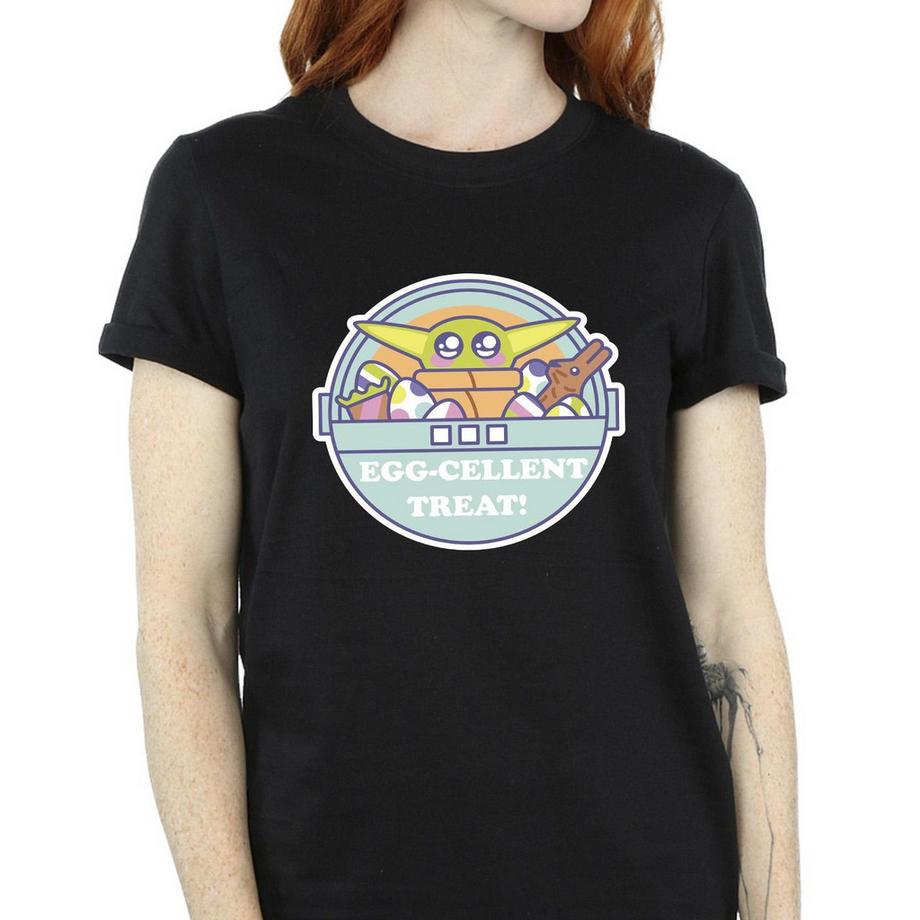 STAR WARS Star Wars The Mandalorian Eggcellent Easter T-Shirt  
