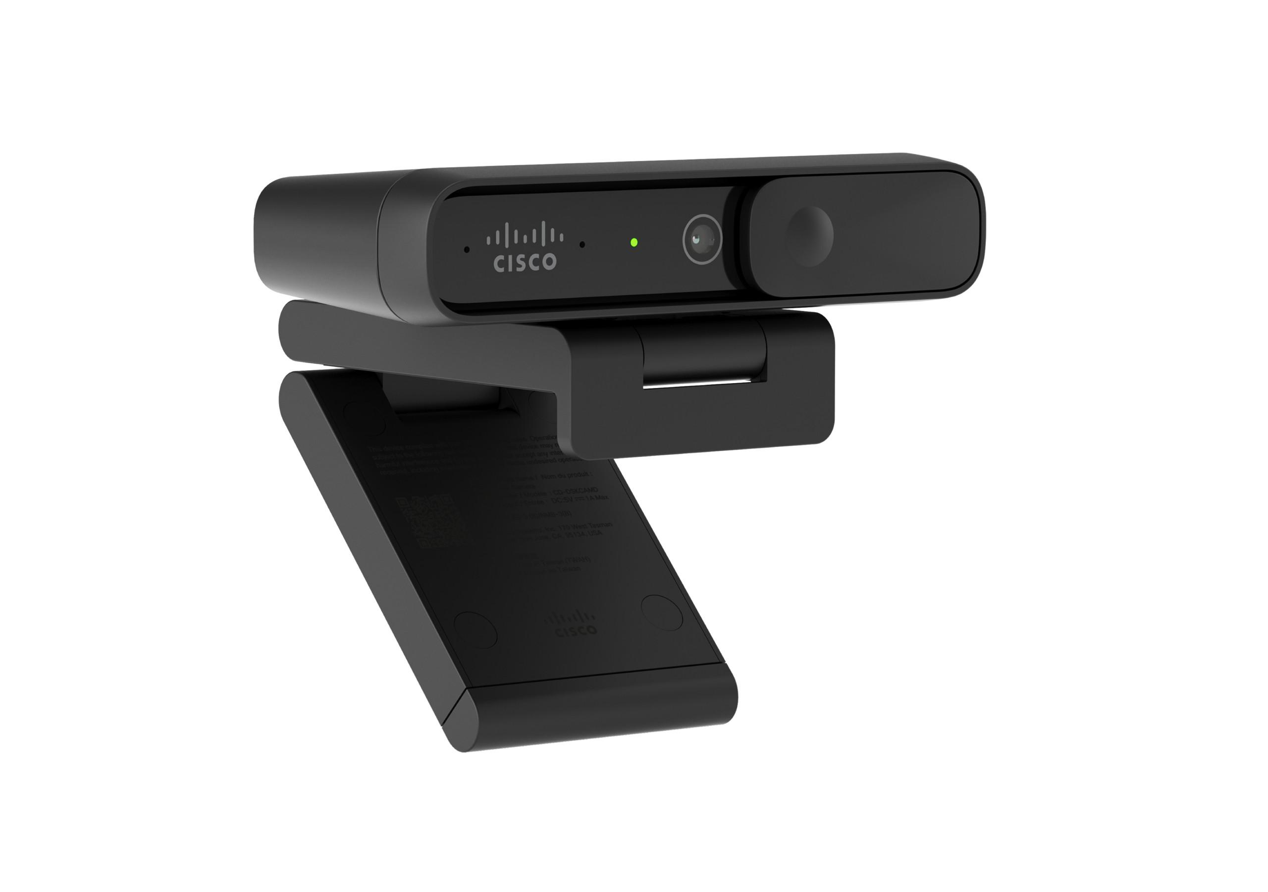 Cisco  Desk Camera 1080p Webcam 8 MP 1920 x 1080 Pixel USB 2.0 Schwarz 