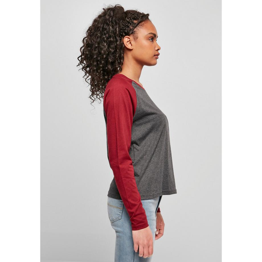 URBAN CLASSICS Contrast Raglan Langarmshirt  