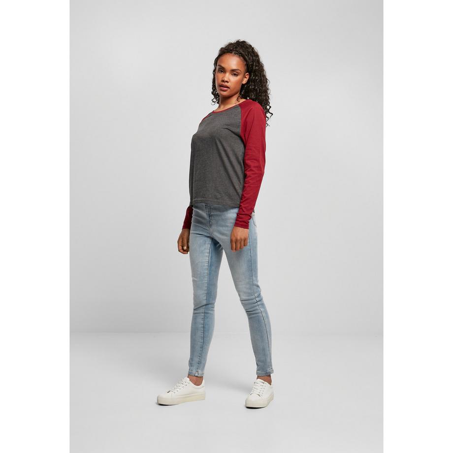 URBAN CLASSICS Contrast Raglan Langarmshirt  