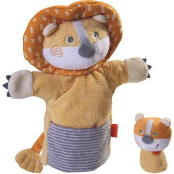 HABA-Handpuppe Löwe mit Baby