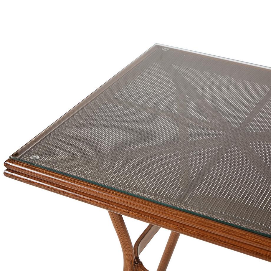 Beliani Gartentisch aus Aluminium  CASPRI II  