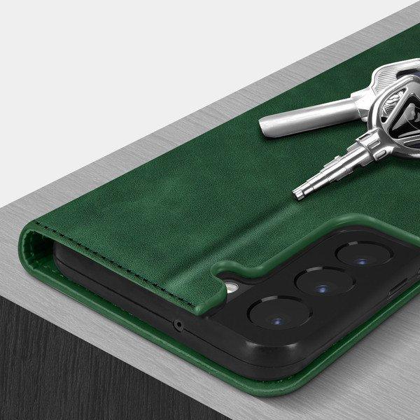 Avizar  Etui folio Samsung Galaxy S22P cuir Vert 