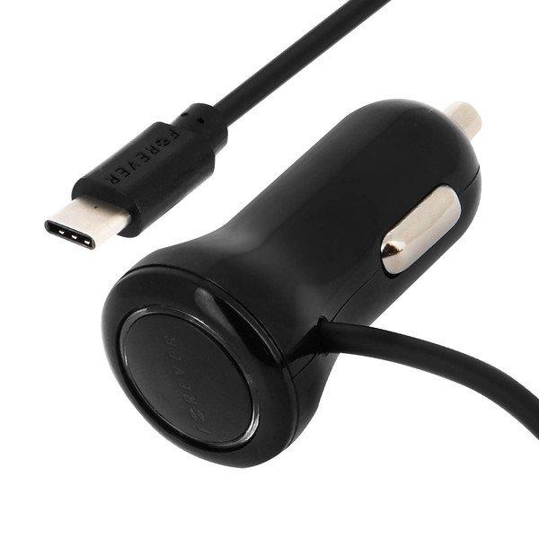 Forever  Chargeur voiture Forever 2.1A USB type C 