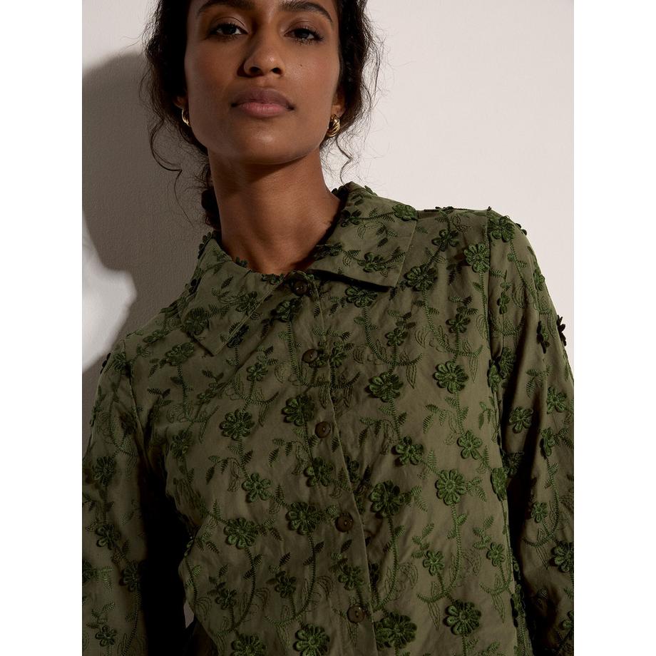 APRICOT Chemise courte à fleurs appliquées  