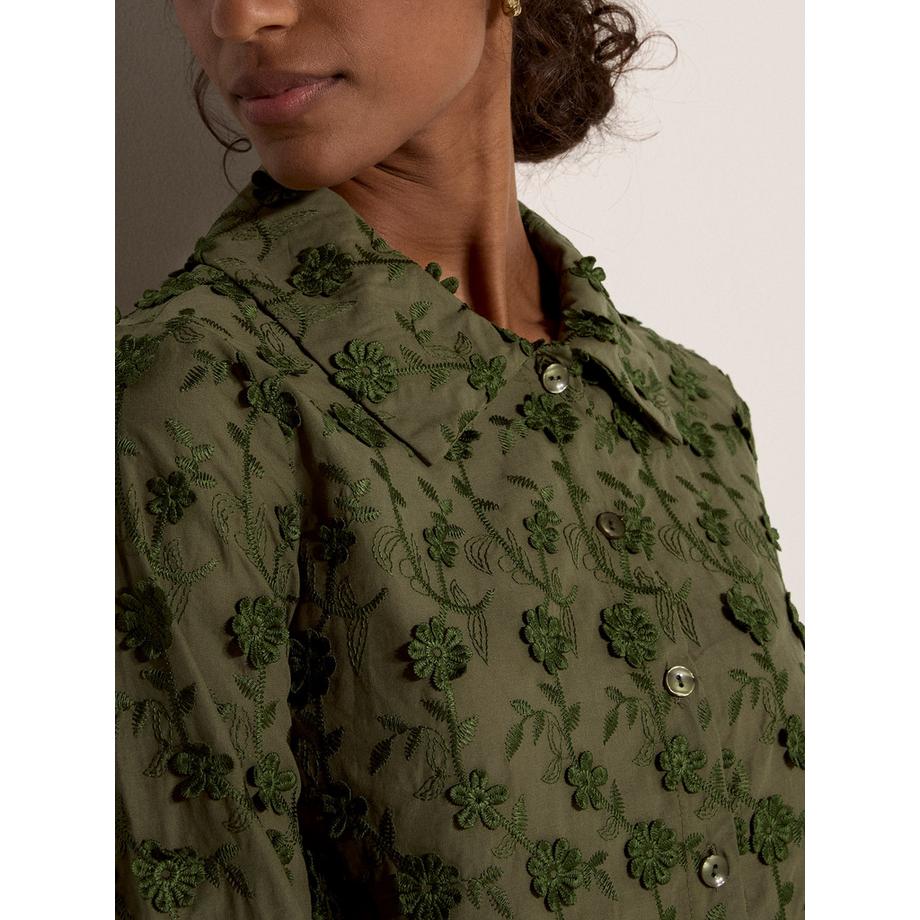 APRICOT Chemise courte à fleurs appliquées  