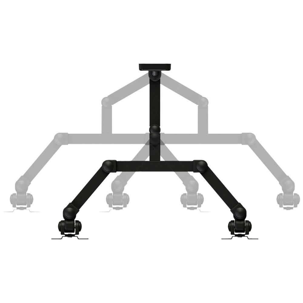 NewStar  1fach Monitor-Wandhalterung 25,4 cm (10) - 68,6 cm (27) Schwarz Neigbar, Schwenkbar 