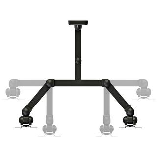 NewStar  1fach Monitor-Wandhalterung 25,4 cm (10) - 68,6 cm (27) Schwarz Neigbar, Schwenkbar 