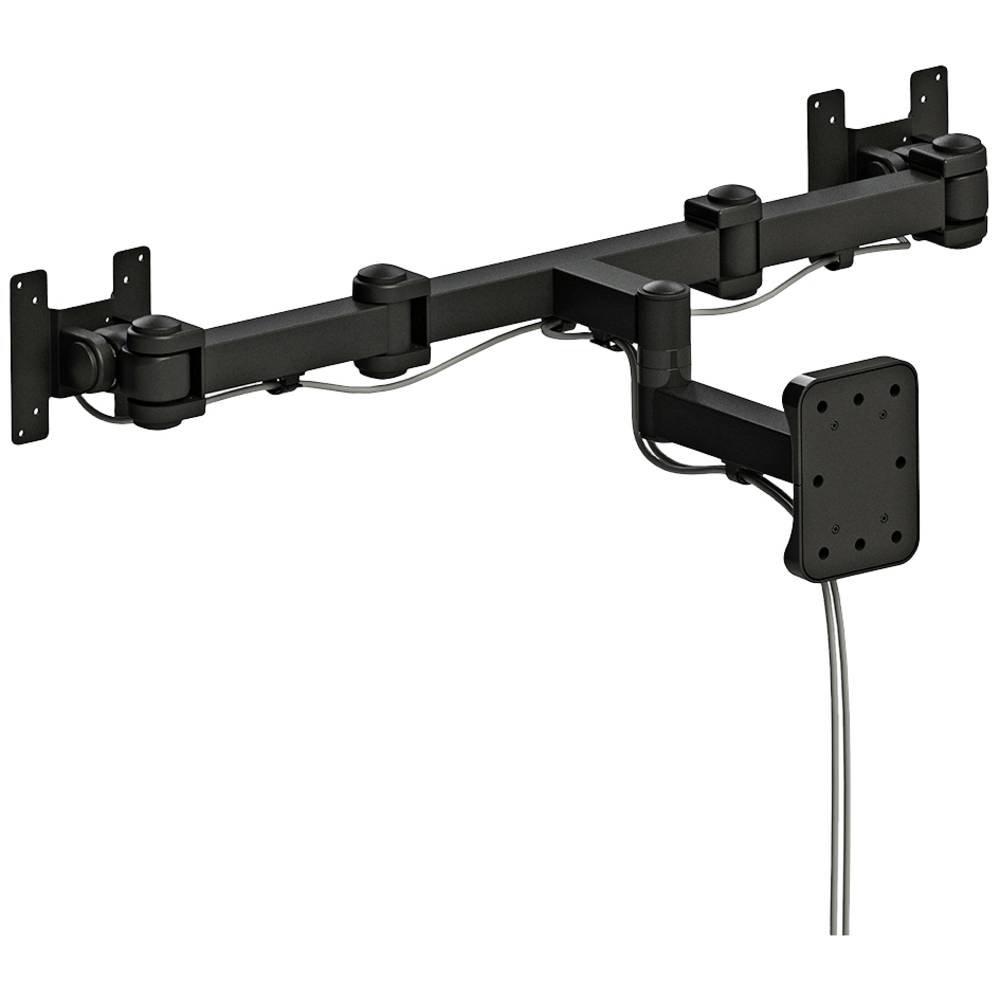 NewStar  1fach Monitor-Wandhalterung 25,4 cm (10) - 68,6 cm (27) Schwarz Neigbar, Schwenkbar 