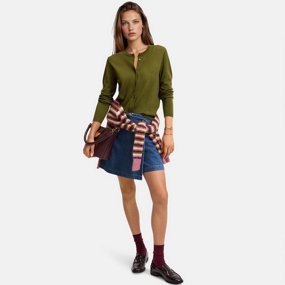 La Redoute Collections Cardigan a maglia con bottoni  