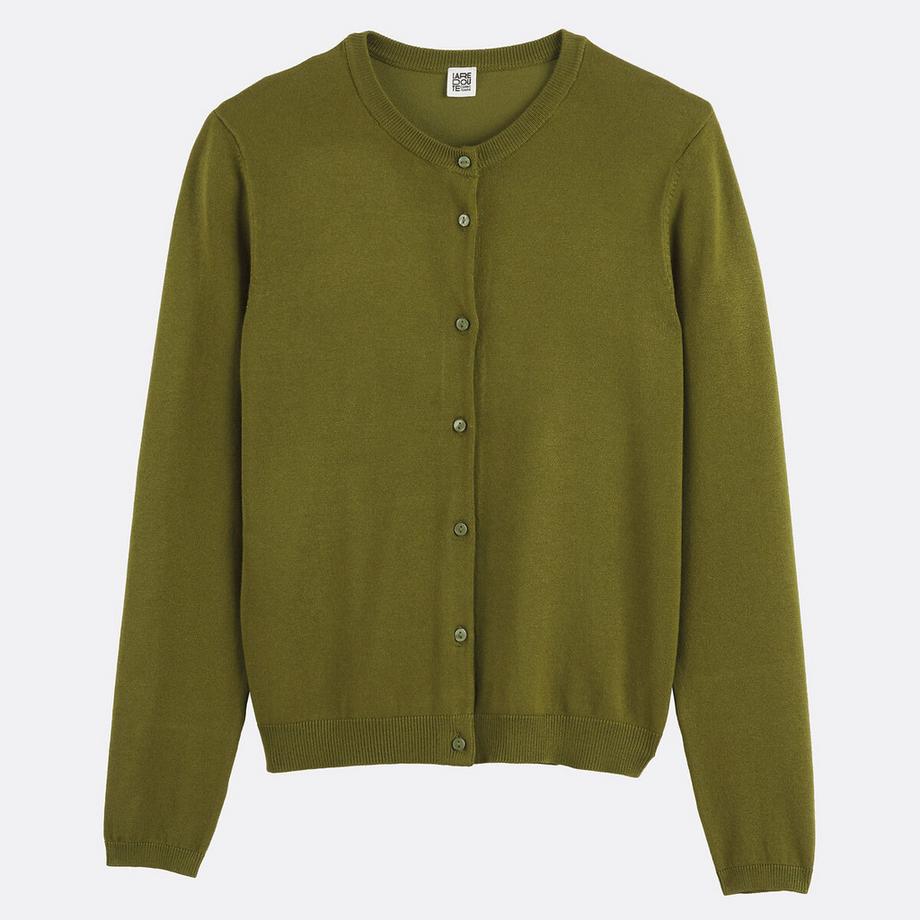La Redoute Collections Cardigan a maglia con bottoni  