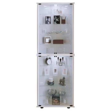 Bois verre vitrine vitrine de collection en verre vitrine d'angle vitrine stand Vecko XL