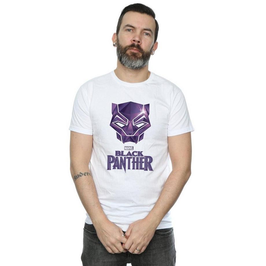 MARVEL Black Panther Geometrische Masken T-Shirt  