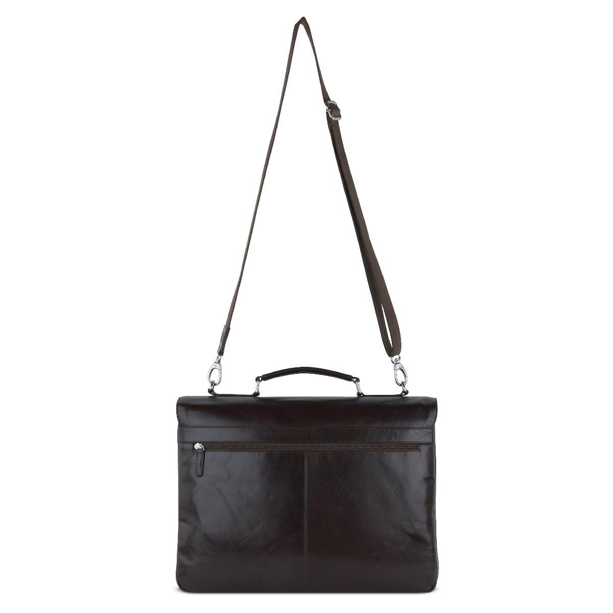 BUGATTI Romano Aktentasche L Dunkelbraun  