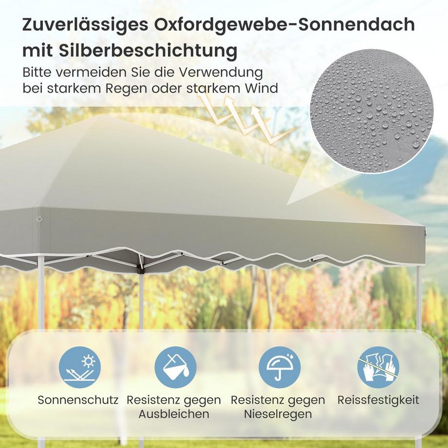 Northix Pop-Up-Überdachungszelt mit Rolltasche  
