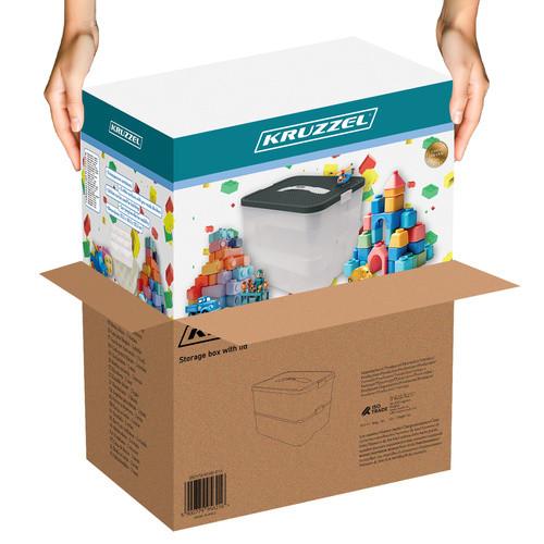 Northio Bausteinbox - 2 Ebenen Kruzzel 25756  