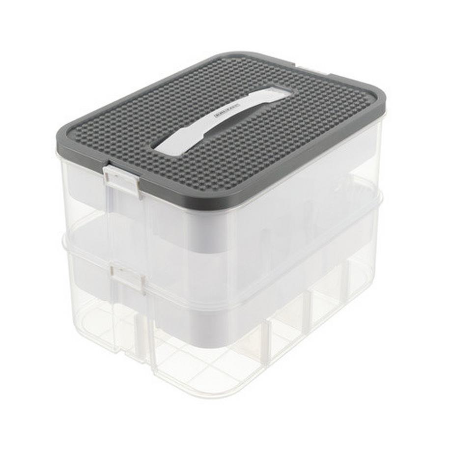 Northio Scatola di mattoncini da costruzione - 2 livelli Kruzzel 25756  