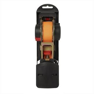 Pricenet  Sangle d'arrimage à cliquet + 2 crochets 350cm 320kg auto-rétractable 