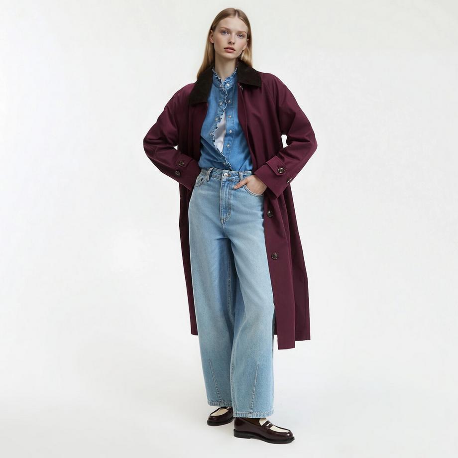 La Redoute Collections Langer Trenchcoat Knopfverschluss  