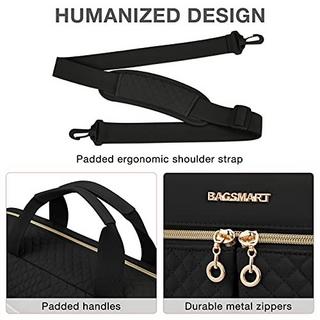 Only-bags.store  Sac pour ordinateur portable, porte-documents 17,3 pouces, grand sac pour ordinateur portable, sac d'ordinateur, bureau, voyage, affaires, noir 