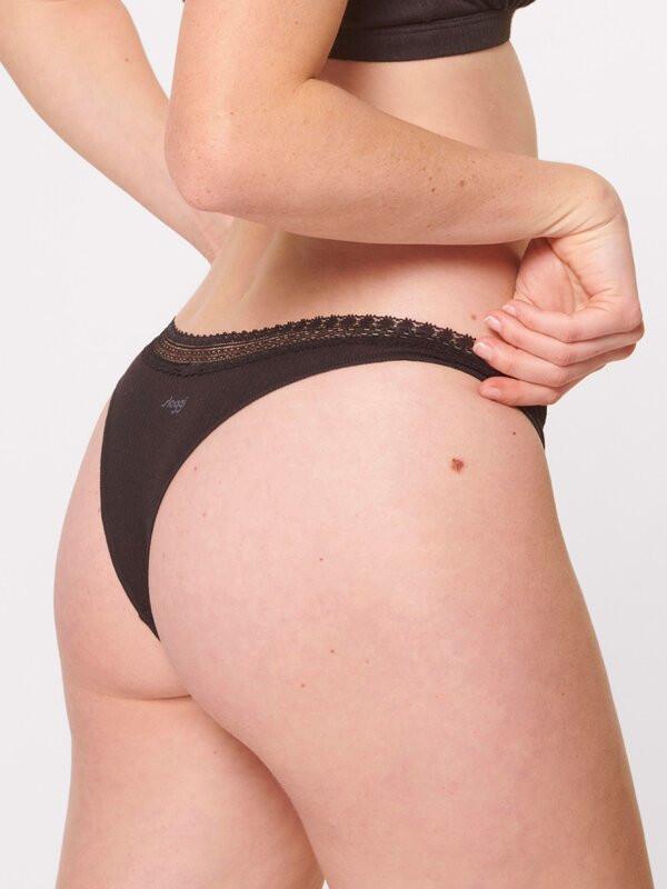 sloggi Go Ribbed Brazil Slips 2er-Pack  