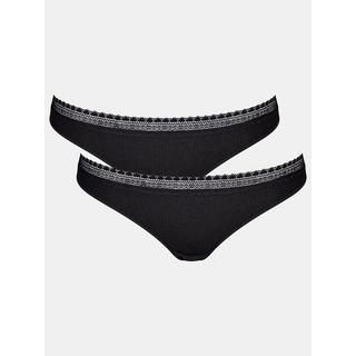 sloggi Go Ribbed Brazil Slips 2er-Pack  