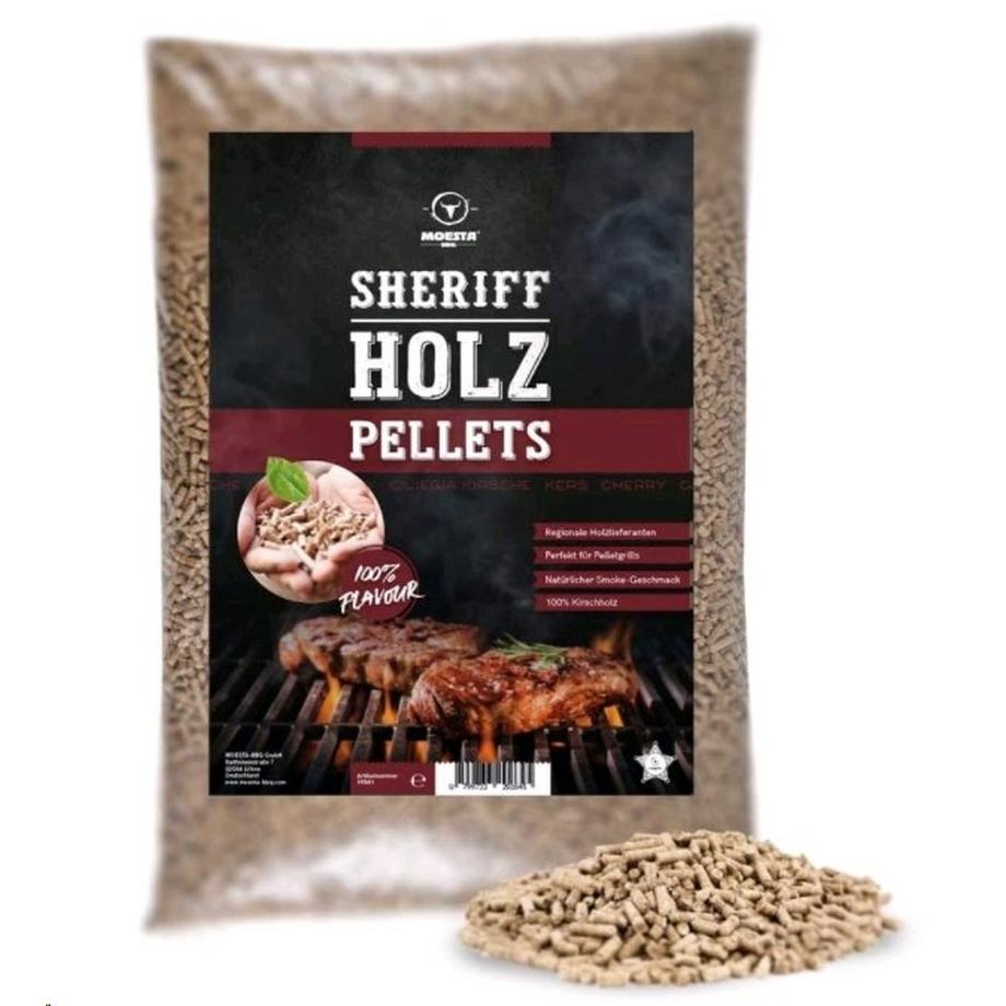 Moesta  Sheriff - Hartholz Kirsche Pellets 5 Kg 